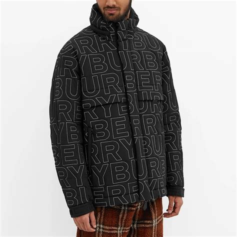 Burberry Men's Dainton Logo Quilted Jacket In Black 